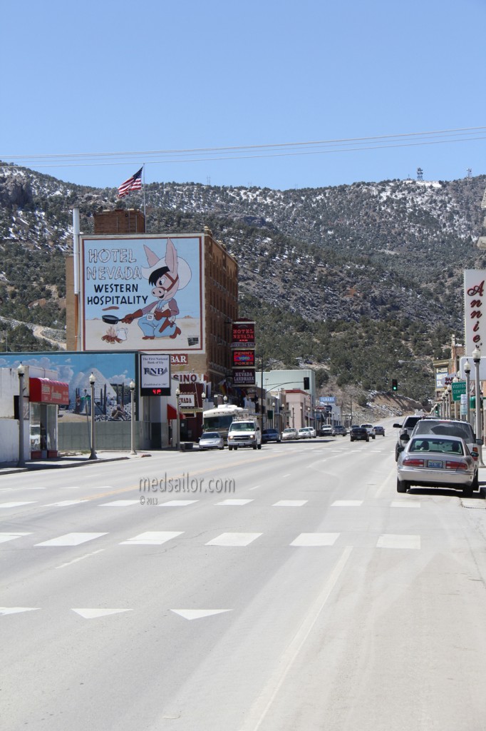 Ely Nevada US Hwy 6, Nevada Basin and Range loneliest Hwy in USA