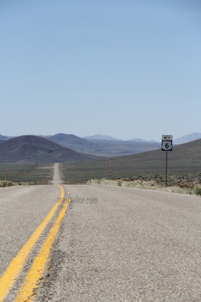 US Hwy 6, Nevada Basin and Range loneliest Hwy in USA