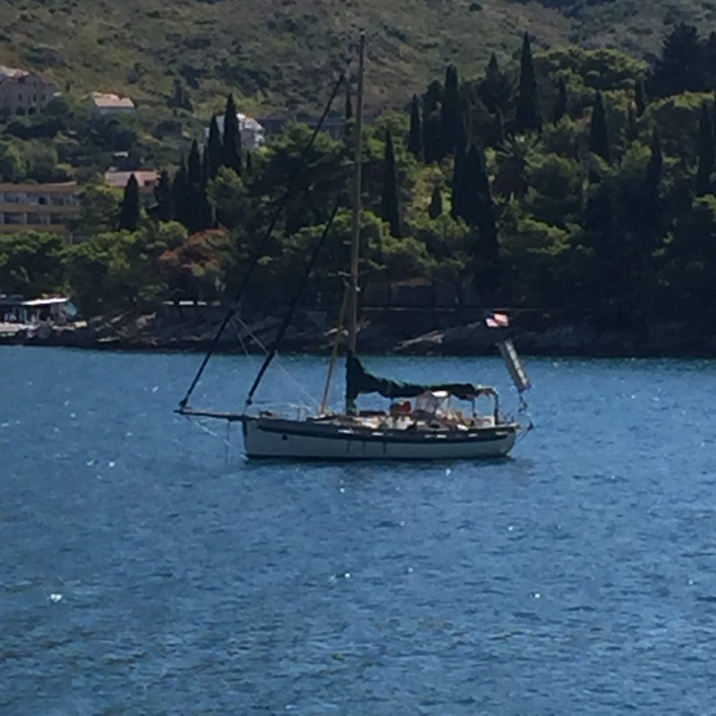 Safe at anchor in Cavtat Croatia