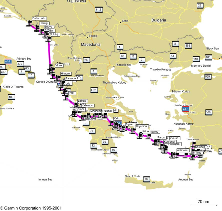 Summer 2012 Full Route Planned