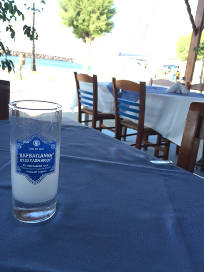 Watching the world go by at Aphrodite's...